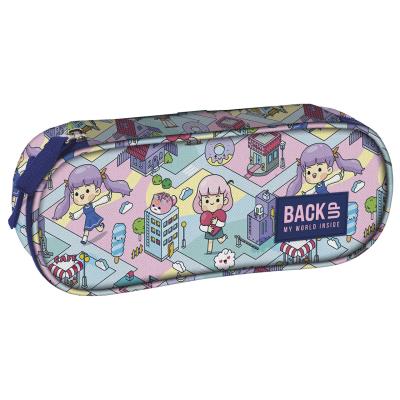 Opakowanie Piórnik owalny BACKUP 5 model A01 świat gry