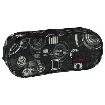 Opakowanie Piórnik owalny BACKUP 5 model A39 radary