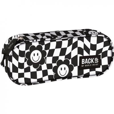 Opakowanie Piórnik owalny Backup kratka Happy Face PB6A14
