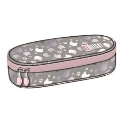 Opakowanie Piórnik owalny usztywniony Silver Cats