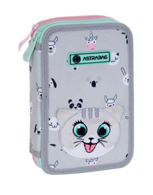 Opakowanie Piórnik podwójny bez wyposaż Kitty The Cute ASTRA
