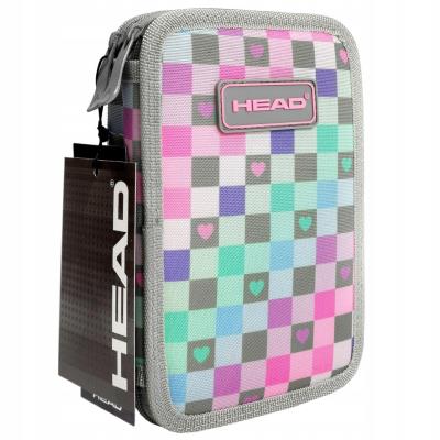 Opakowanie Piórnik podwójny bez wyposażenia Head Checkered Hearts