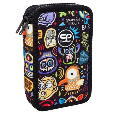 Opakowanie Piórnik podwójny z wyposażeniem Coolpack Jumper 2 Scary Stickers