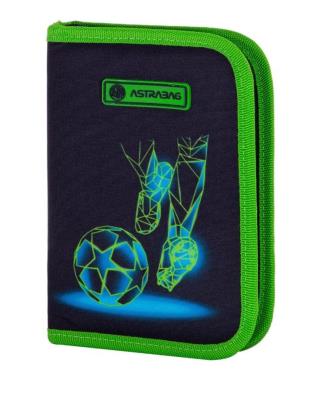 Opakowanie Piórnik poj 1klap z wyposaż Football Motion ASTRA