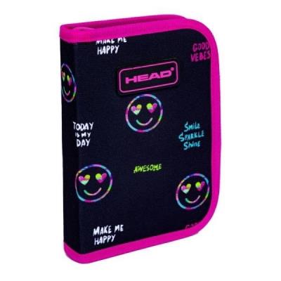 Opakowanie Piórnik poj 2 klap bez wyp Head Smile Sparkle Shin