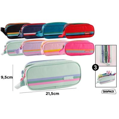 Opakowanie Piórnik potrójny 21,5x9,5cm MIX