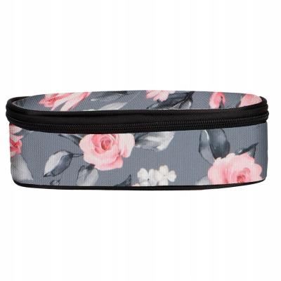 Opakowanie Piórnik Róże szary