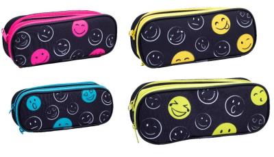 Opakowanie Piórnik saszetka 2 zamki Fun mix HAPPY COLOR