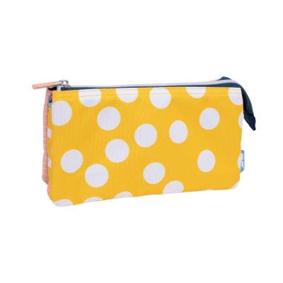 Opakowanie Piórnik saszetka 5-komorowy Milan SWIMS 2 różowo - żółty