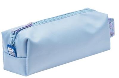 Piórnik saszetka Flowers jasnoniebieska OXFORD. Wydawca: Oxford. SmakLiter.pl Opakowanie Piórnik saszetka Flowers jasnoniebieska OXFORD