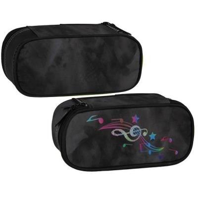 Opakowanie Piórnik saszetka owalna 1 zamek Music