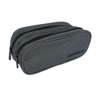 Opakowanie Piórnik saszetka podwójna Coolpack Clever SNOW GREY