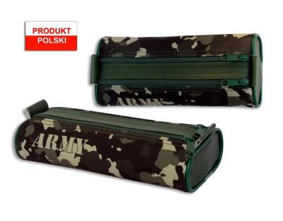 Piórnik szkolny WAR-1219 owal moro zielone WARTA. Wydawca: Warta. SmakLiter.pl Opakowanie Piórnik szkolny WAR-1219 owal moro zielone WARTA