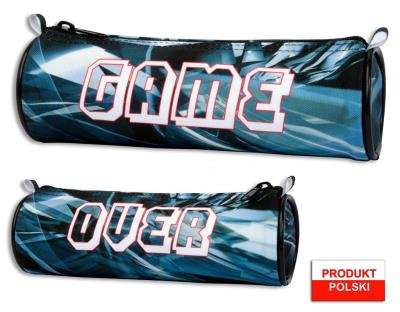 Opakowanie Piórnik szkolny WAR-1237 tuba Game Over granatowa