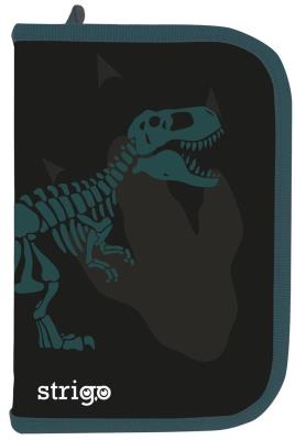 Opakowanie Piórnik szkolny z dwiema klapami Dinozaur STRIGO