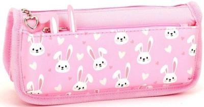 Opakowanie Piórnik tuba duża Króliczki różowy