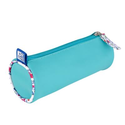 Opakowanie Piórnik tuba Floral Pastel turkusowy OXFORD