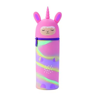 Opakowanie Piórnik tuba silikonowy KEYROAD pastel mix kolorów