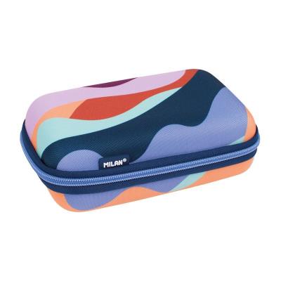 Opakowanie Piórnik usztywniany + 2 saszetki z wyposażeniem Milan THE FUN wielokolorowy