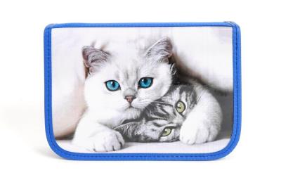 Opakowanie Piórnik z 2 klapkami Pets niebieski