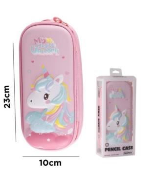 Opakowanie Piórnik z aplikacjami 3D Unicorn 2