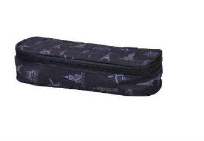 Opakowanie Piórnik z klapką czarny 24cm