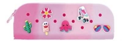 Opakowanie Piórnik z wpinkami różowy STnux