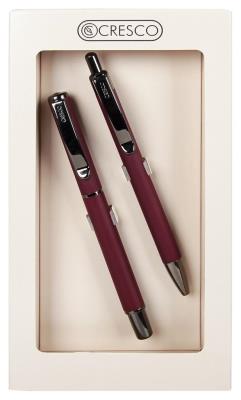 Opakowanie Pióro + długopis Master Gun w etui GB brązowy