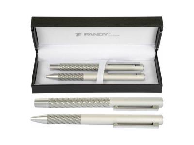 Opakowanie Pióro kulkowe + długopis Hydra BR srebrny