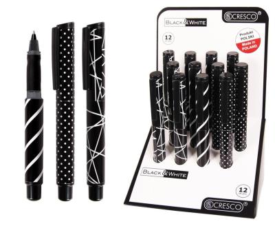 Opakowanie Pióro kulkowe Go Pen F Black&White (12szt)