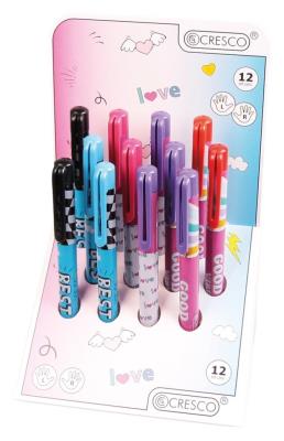 Pióro kulkowe na naboje Junior (12szt). Wydawca: CRESCO. SmakLiter.pl Opakowanie Pióro kulkowe na naboje Junior (12szt)