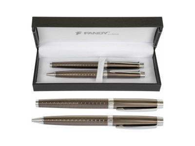 Opakowanie Pióro wieczne + długopis Centaurus BF szary