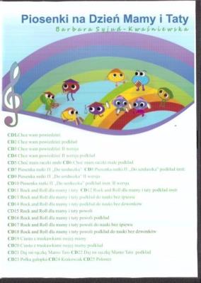 Okładka książki Piosenki na Dzień Mamy i Taty