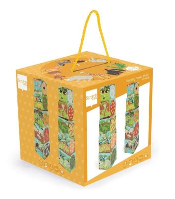 Piramida Jumbo Zwierzęta świata. Wydawca: Scratch. SmakLiter.pl Opakowanie Piramida Jumbo Zwierzęta świata