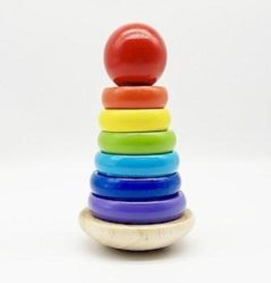 Opakowanie Piramida wańka wstańka drewniana