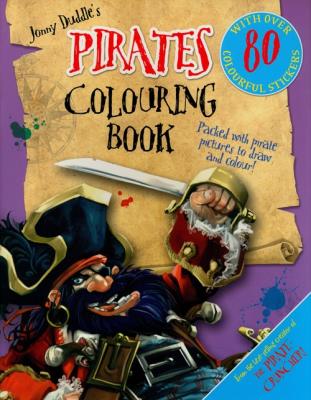 Pirates Colouring Book. Autor: Jonny Duddle. SmakLiter.pl Okładka książki Pirates Colouring Book