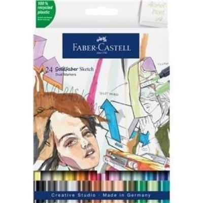 Opakowanie Pisak dwustronny Goldfaber 24 kol. FABER CASTELL