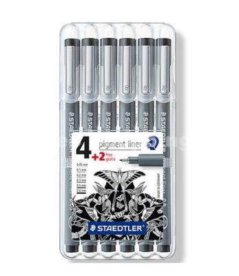 Opakowanie Pisak z atramentem pigmentowym czarny 308 SB6P