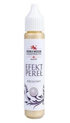 Pisak z efektem perłowym kremowy 30ml. Wydawca: Koh-I-Noor. SmakLiter.pl Opakowanie Pisak z efektem perłowym kremowy 30ml