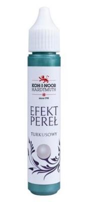 Pisak z efektem perłowym turkusowy 30ml. Wydawca: Koh-I-Noor. SmakLiter.pl Opakowanie Pisak z efektem perłowym turkusowy 30ml