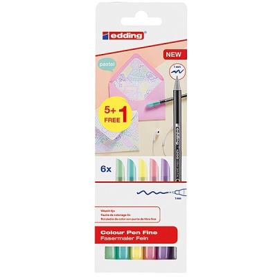 Opakowanie Pisaki 1mm 6 kolorów