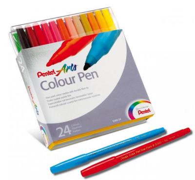 Opakowanie Pisaki 2,0mm 24 kolorów PENTEL