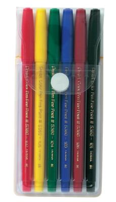 Opakowanie Pisaki 2,0mm 6 kolorów PENTEL