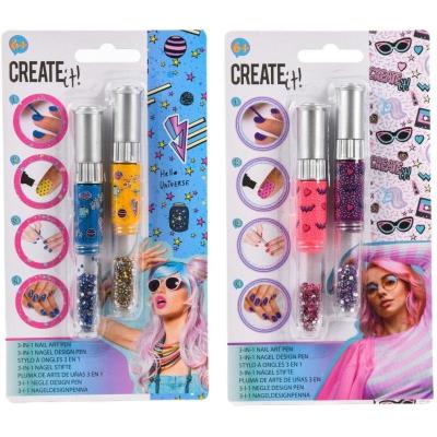 Opakowanie Pisaki 3w1 do paznokci 2 szt. CREATE IT!