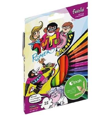 Opakowanie Pisaki Fun GR-F887 Tytus 12 kolorów FIORELLO