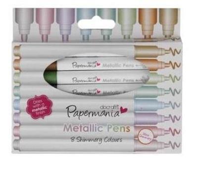 Opakowanie Pisaki metaliczne - Papermania 8szt