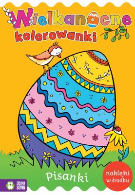 Okładka książki Pisanki. Wielkanocne kolorowanki