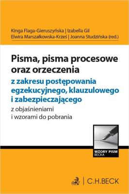 Okładka książki Pisma, pisma procesowe oraz orzeczenia...