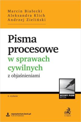 Okładka książki Pisma procesowe w sprawach cywilnych z.. w.6