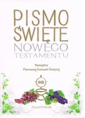 Pismo Święte - Nowego Testamentu z ilustracjami ( komunia). Wydawca: Pallottinum. SmakLiter.pl Opakowanie Pismo Święte - Nowego Testamentu z ilustracjami ( komunia)
